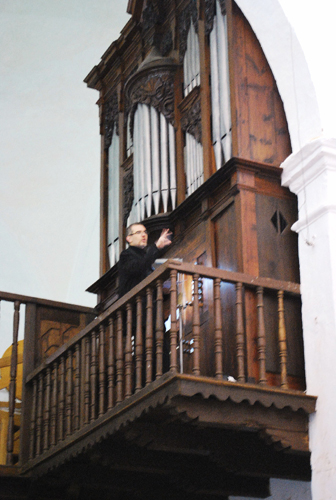 Andrés Cea y el órgano